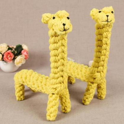 Cotton Rope Dog Toy,pet Dog Molar Tooth Resistant..