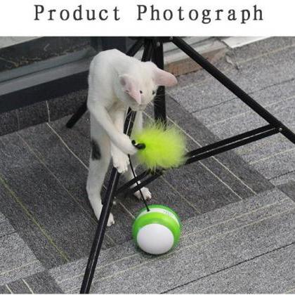 Tumbler Electric Pet Cat Toy Luminous Vocal Ball..