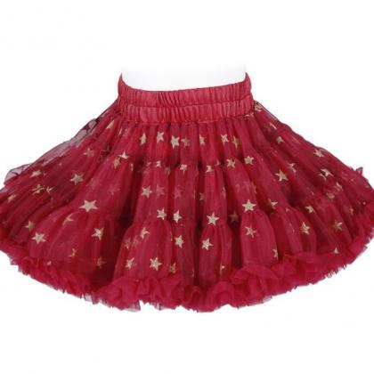 Princess Girls Tutu Skirt Ball Gown Puffy Children..