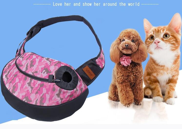 48x28cm, Pet Bag Out Shoulder Bag Pet Out Of The Messenger Bag Cat And Dog Portable Backpack