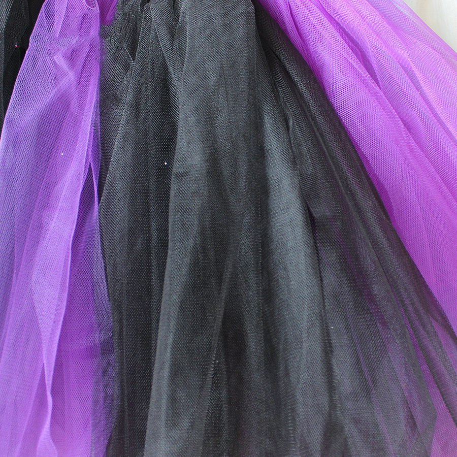 Purple Pageant Girls Costume Dress Ball Gown Tulle Cap Sleeve Princess ...